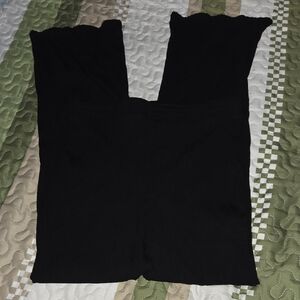 Philosophy Black Ribbed Pants